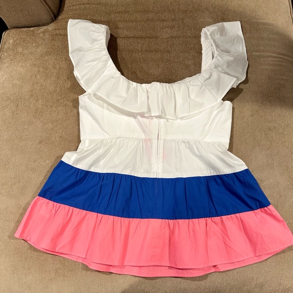 Lilly Pulitzer Emie Ruffle Top - Picture 7 of 15